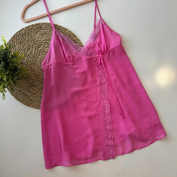 Hot pink Victoria’s Secret sheer babydoll Small - Picture 2 of 12